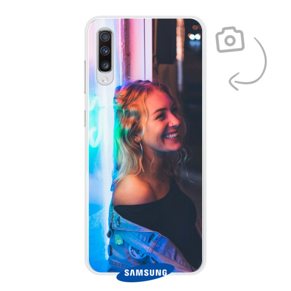 Achterkant bedrukt soft case telefoonhoesje voor Samsung Galaxy A70