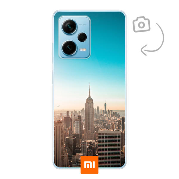 Achterkant bedrukt soft case telefoonhoesje voor Xiaomi Redmi Note 12 Pro Plus