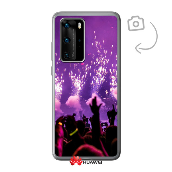 Achterkant bedrukt soft case telefoonhoesje voor Huawei P40 Pro