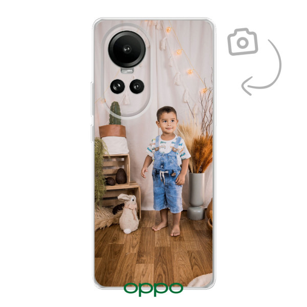 Achterkant bedrukt soft case telefoonhoesje voor Oppo Reno 10