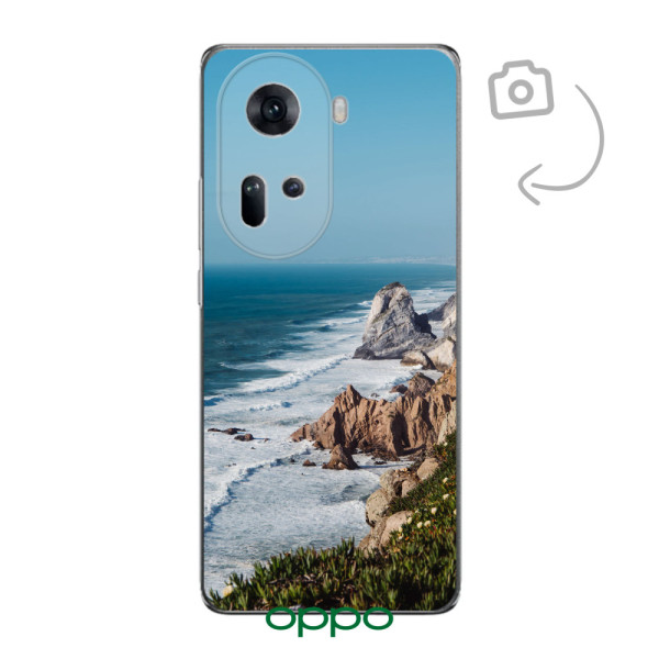 Achterkant bedrukt soft case telefoonhoesje voor Oppo Reno 11