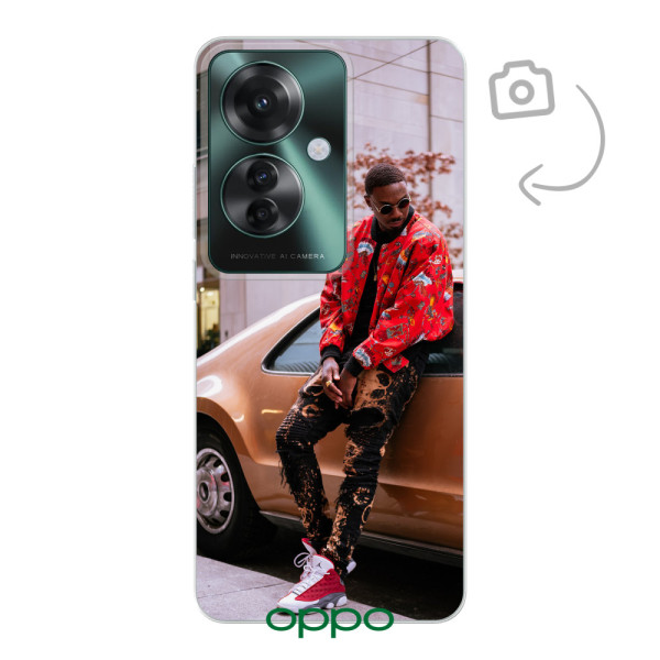 Achterkant bedrukt soft case telefoonhoesje voor Oppo Reno 11 F