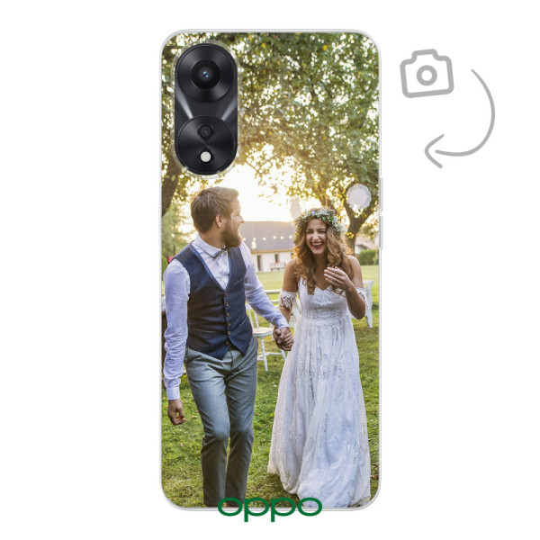 Achterkant bedrukt soft case telefoonhoesje voor Oppo A58x/A78 (5G)