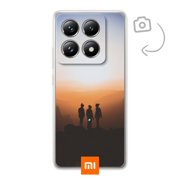 Achterkant bedrukt soft case telefoonhoesje voor Xiaomi 14T Pro